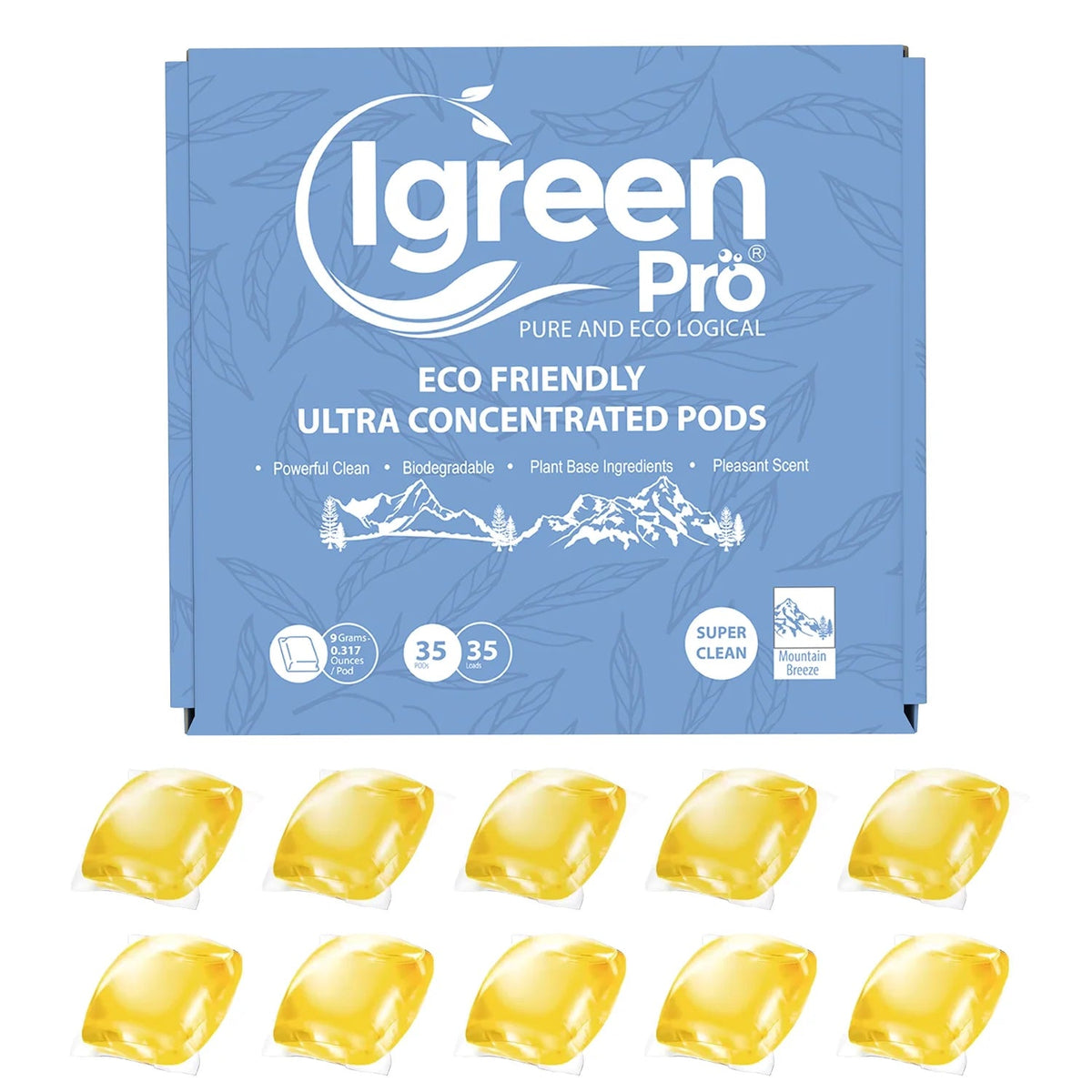 Eco Friendly Ultra Concentrated Liquid Laundry Detergent in Pods